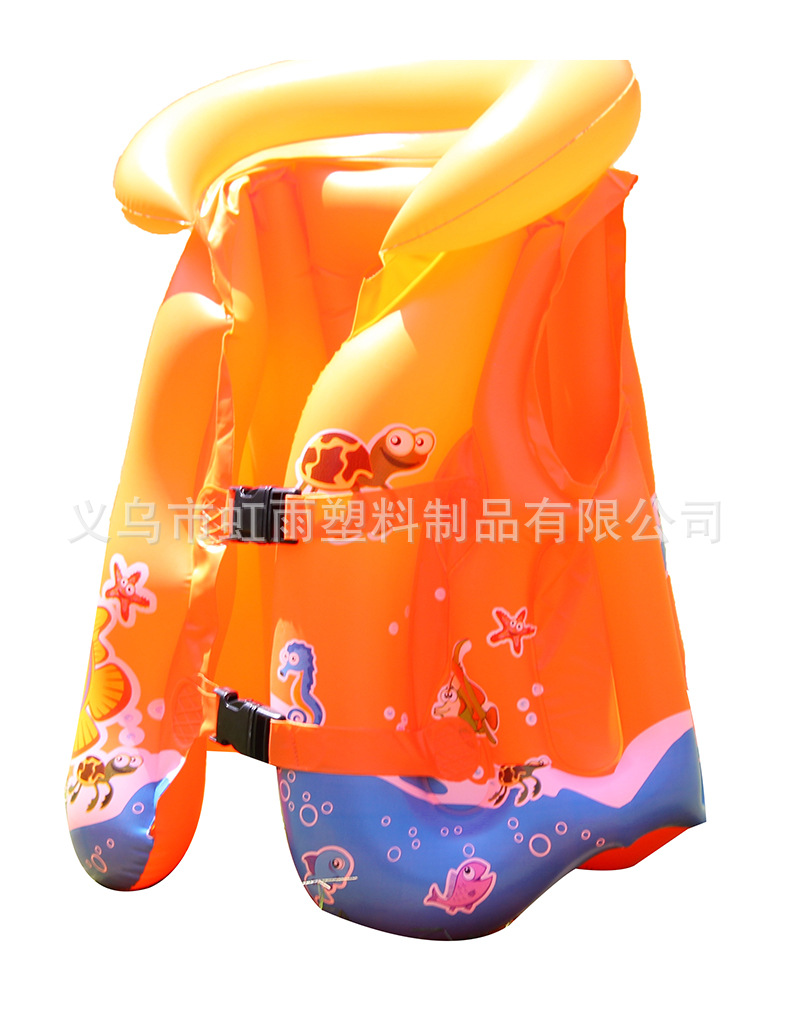 儿童游泳大浮力背心中小童通用初学者游泳装备专业充气马甲救生衣详情23