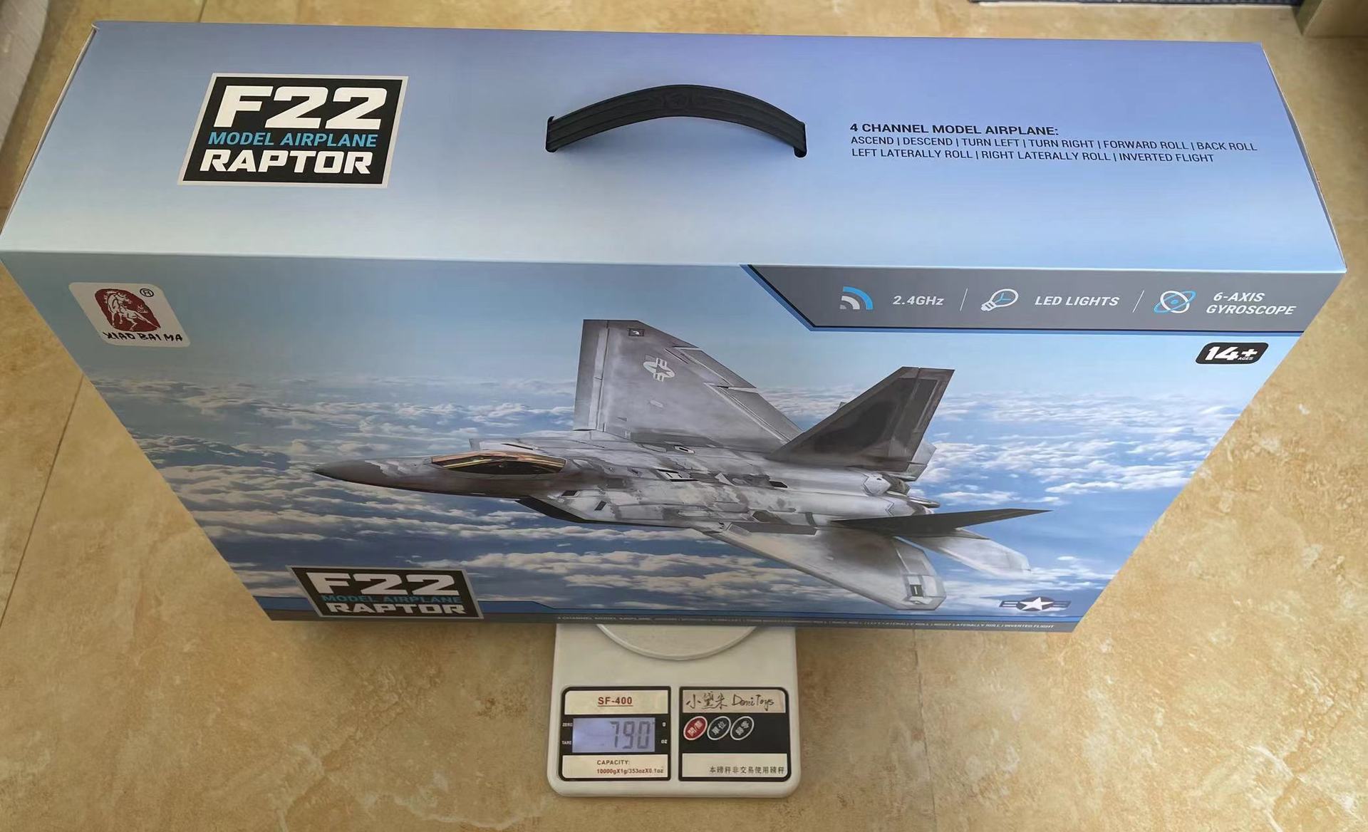 Cross-border BM22 channel Large F22 fighter jet fixed-wing foam remote control aircraft glider pic 2