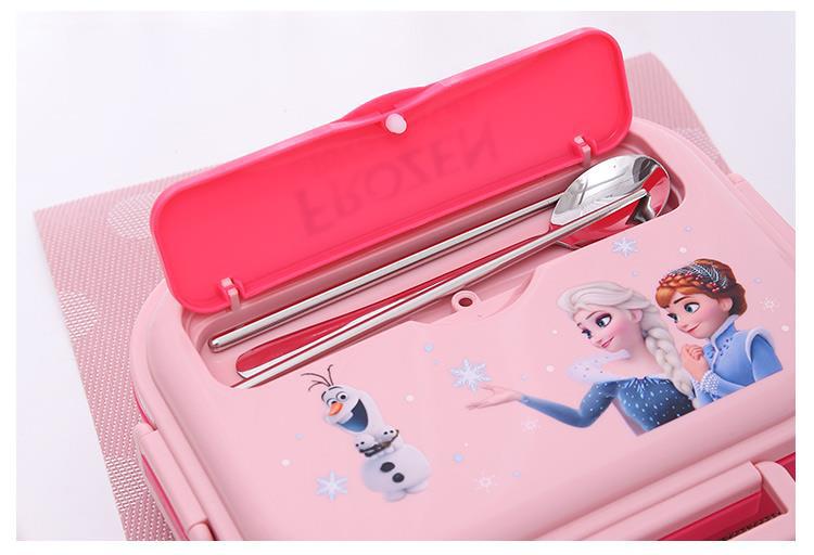 304不锈钢保温饭盒分隔带汤碗便当盒卡通可爱儿童学生上班族餐盒详情23