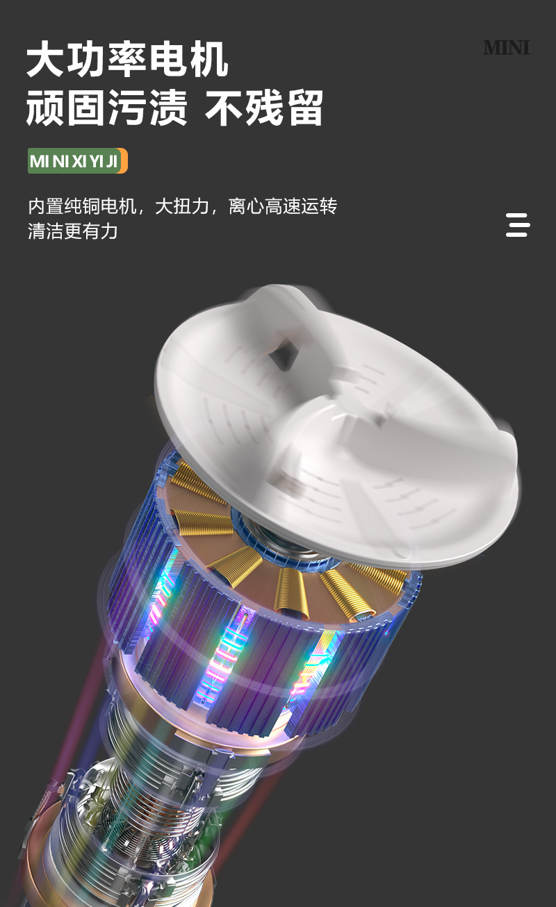 Cross-border folding underwear washing machine, fully automatic dormitory mini small washing machine for socks and underwear pic 17