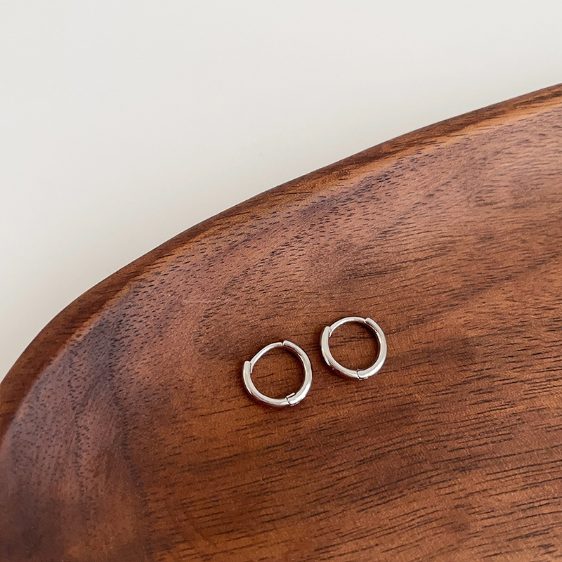 经典日常素圈金属耳圈女韩国简约个性百搭气质时尚耳钉耳环耳饰详情10