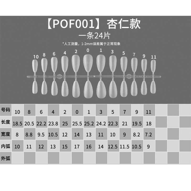 街遇分码甲片穿戴甲专用美甲片假指甲穿戴式全贴美甲店分码指甲贴详情26