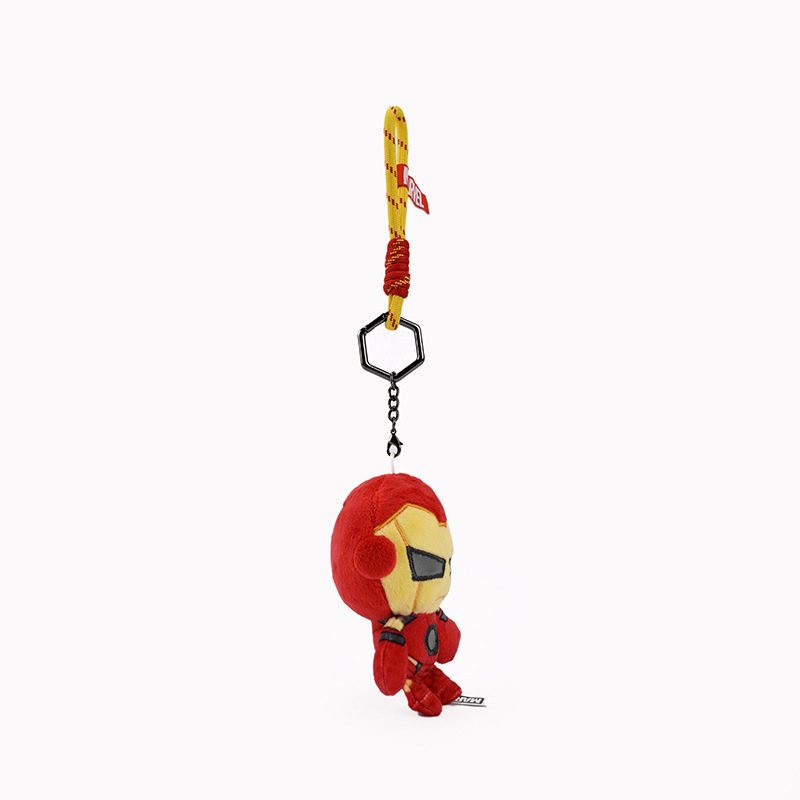 Disney-authorized Marvel Spider-Man, Iron Man and Hulk plush toy pendant Captain America keychain pic 15