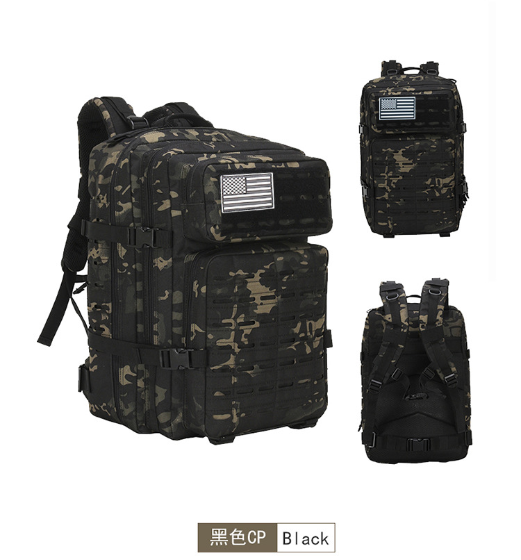 Yitu Off-road Camping Army Camouflage Hiking Backpack for Men, large-capacity sports outdoor mountaineering tactical backpack pic 34