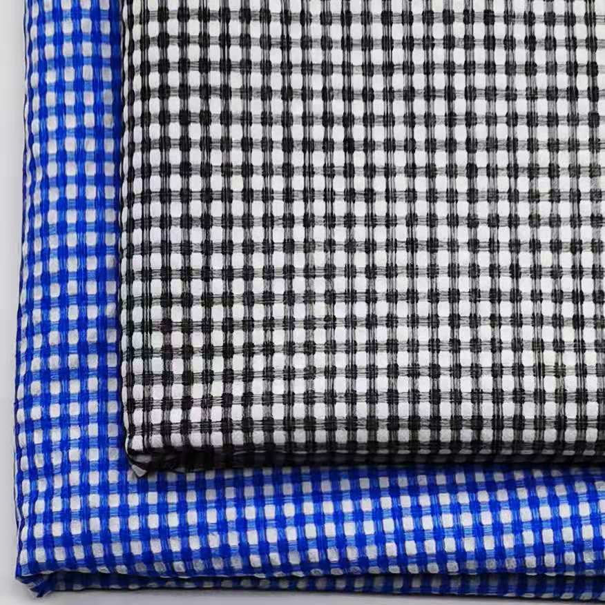 双色烂孔泡泡雪梨纺T400布料透气柔软舒适新款面料详情13