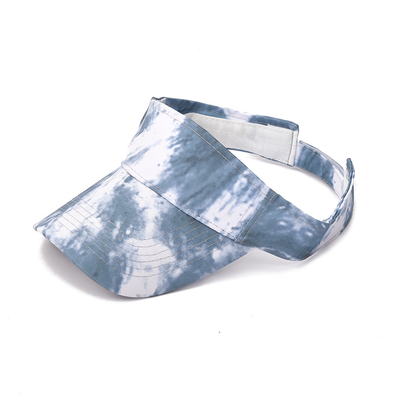 New hip-hop style tie-dye baseball cap, summer tie-dye printed windproof sun hat, outdoor camouflage gradient open-top cap pic 15