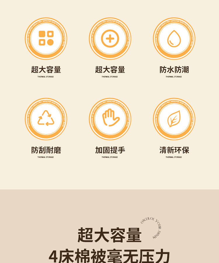 跨境代发大容量搬家打包袋防水防潮神器加厚编织麻袋子结实整理袋详情3