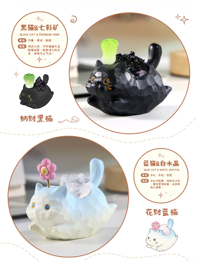 网红爆款猫猫能量PAI盲盒潮玩手办公仔儿童学生节日礼品厂家批发详情21