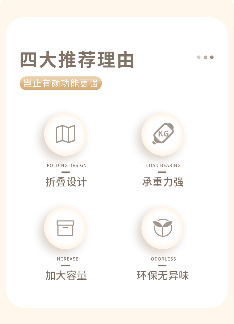 多功能大容量衣柜收纳箱带盖可水洗折叠整理箱日用百货防尘衣物收纳盒详情2