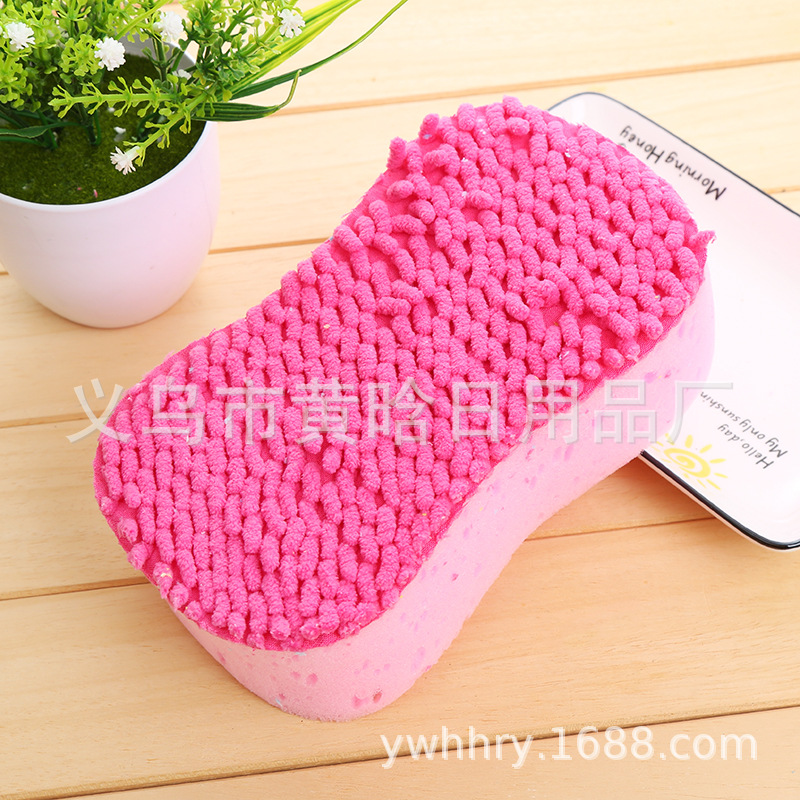 【 Chi Jia 】 Chenier Composite Foaming Sponge Car Cleaner Thickened, enlarged and denser cleaning sponge block for household chores pic 3
