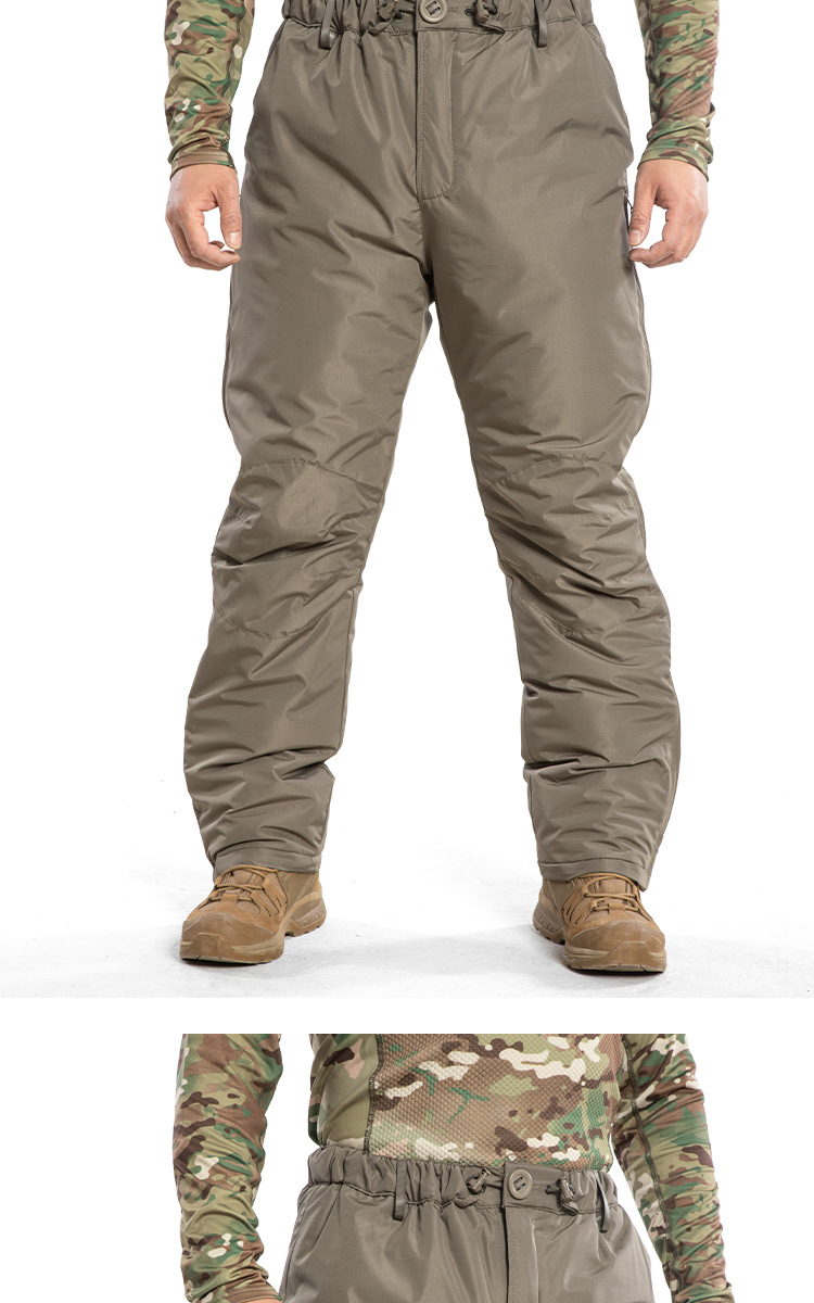 唤龙LIG冬季滑雪服裤子男士加厚全开拉链防泼水迷彩棉裤详情7