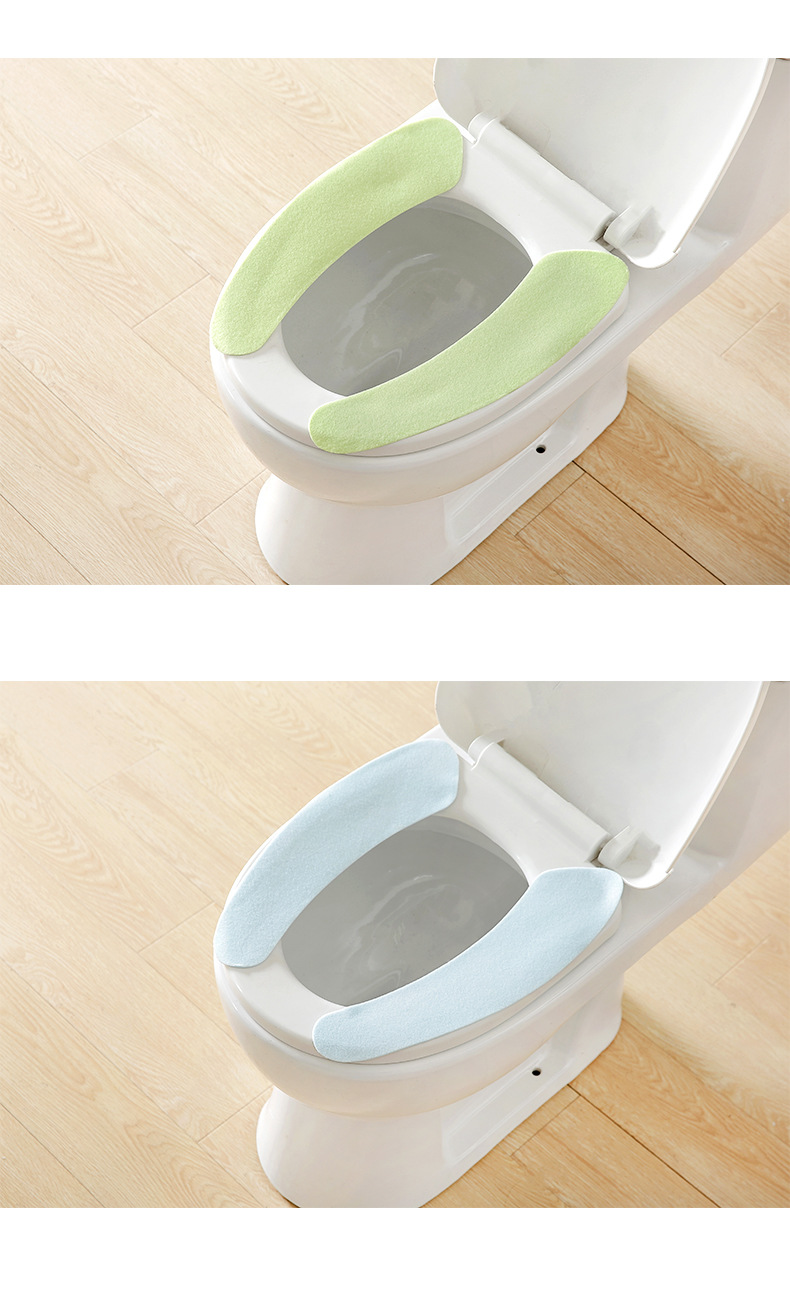 可水洗卡通马桶垫粘贴式通用马桶贴保暖加厚静电马桶坐垫坐便垫详情9