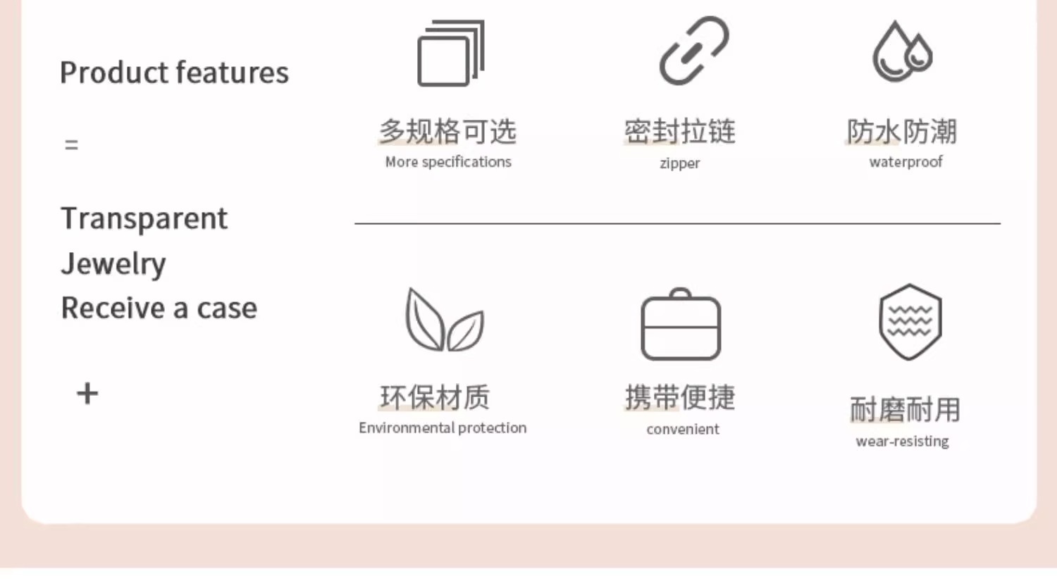 Anti-oxidation jewelry bag, sealed bag, pvc self-sealing bag, jewelry box, storage of ornaments, cultural relics, jade, ear stud, transparent bag pic 2