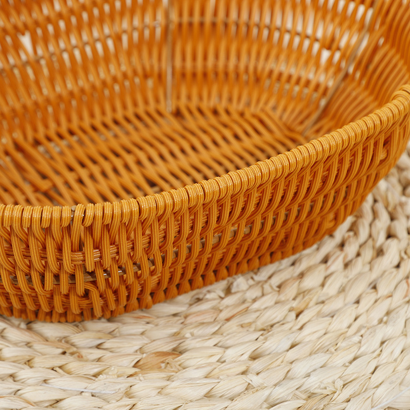 New imitation rattan woven hand-held flower baskets, souvenir flower baskets, flowerpot flower baskets, and garden flower baskets are available for wholesale from the manufacturer pic 11