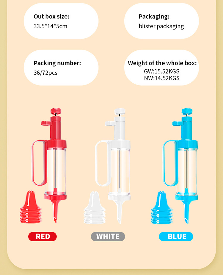 Serving kitchen cookie gun, cookie grinding tool, mounting gun tool, complete set of bean melting baking sleeve, mounting nozzle, extrusion flower pic 12