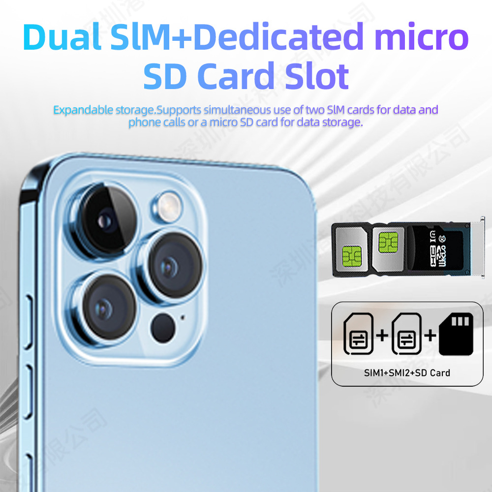 2025 Cross-border smart phone I16 promax Android phone brand new unopened factory wholesale price, customizable LOGO pic 12