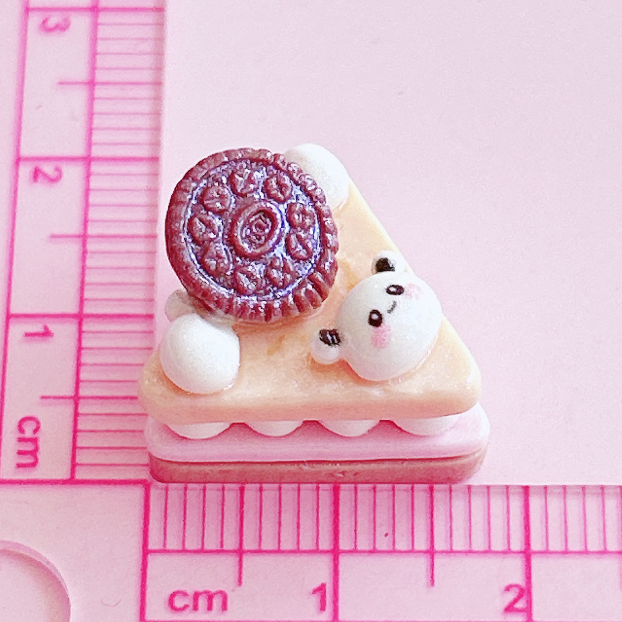 Panda Triangle Mousse Cake Food Play Decoration diy Hair accessory Pendant Handcrafted matching decorative embellishment materials pic 20