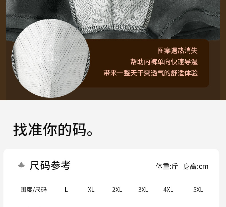 【3条装】男士内裤7A级抗菌四角裤大码男生平角裤高档男款短裤详情14