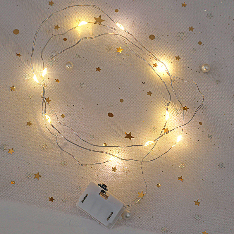 led string lights, small lights, copper wire lights, Qixi Festival decorative lights, flower gifts, cakes, button lights, atmosphere flower bouquets pic 21