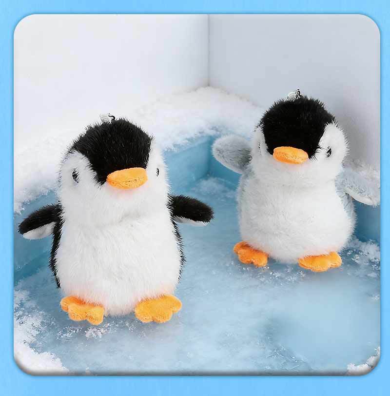 High-end penguin plush toy bag pendants, cute bag pendants, figurines, small accessories, backpack pendants wholesale pic 5