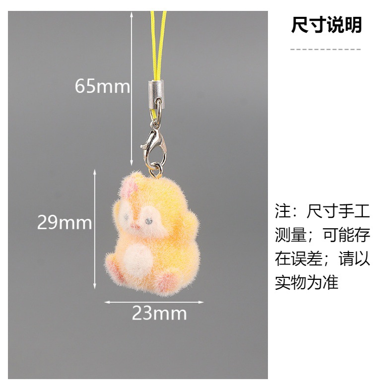 New cartoon and cute plush three-dimensional resin penguin key chain bag pendant, mobile phone lanyard gift wholesale pic 3
