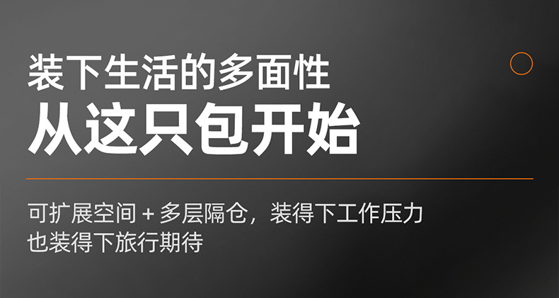 商务出行背包大容量双肩包行李包户外旅行出差通勤登机背包详情1