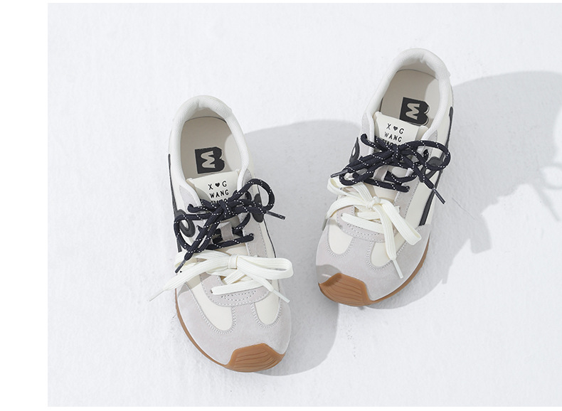 厚底休闲鞋内增高6cm小众设计女鞋2025新款百搭运动鞋复古德训鞋详情17