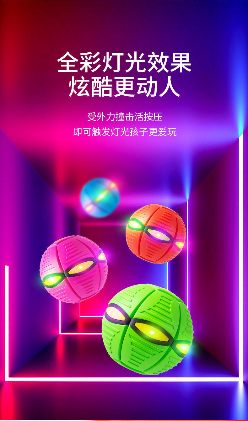 弹力踩踩球魔幻飞碟球脚踩变形球益智儿童室内户外球类玩具摆摊详情7