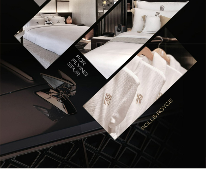 Five-piece pure cotton hotel and homestay bedding set, pure white bed sheet, hotel quilt cover, bed cover, hotel linen pic 24
