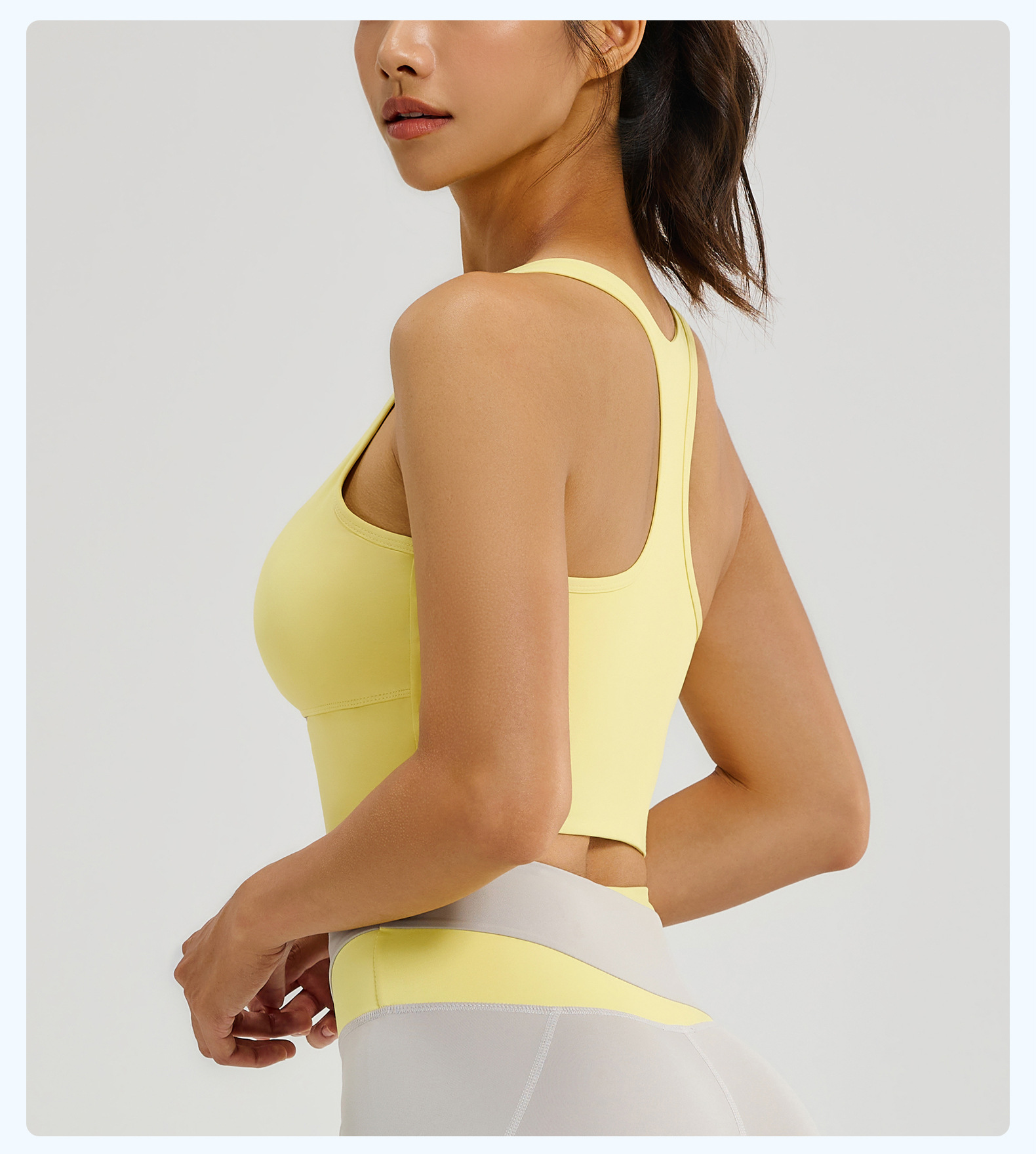 聚衣堂拼色运动内衣女高强度防震聚拢健身背心跑步瑜伽文胸详情18