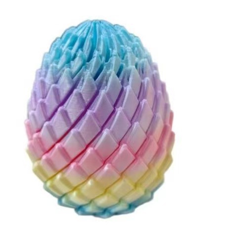 可变形3d打印史莱姆球创意扭扭手指解压新款龙蛋旋转变形模型玩具详情7