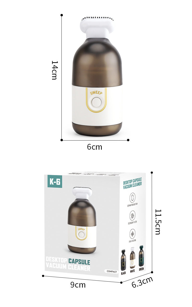 Desktop vacuum cleaners, mini portable cleaning machines, office, home, car wireless high-power manufacturers wholesale pic 15