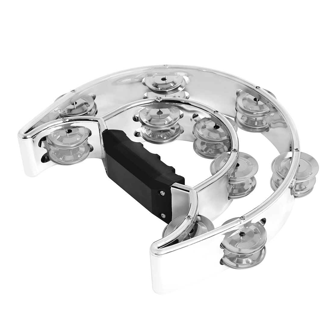 批发双层手摇铃乐队KTV娱乐专用手拍铃儿童早教电镀双排手摇铃鼓详情26