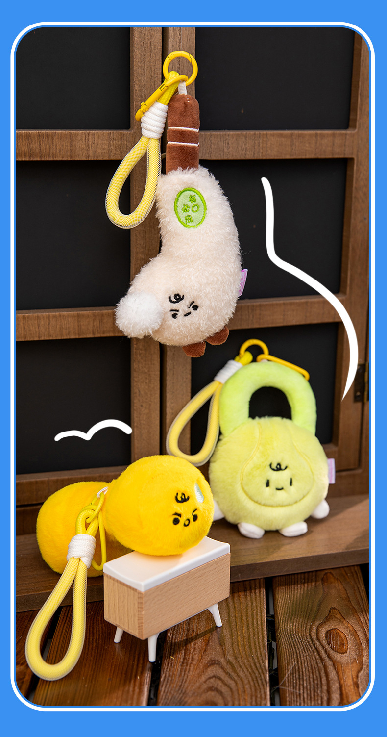 新款运动小挂件哑铃毛绒玩具体育馆活动礼品高尔夫球杆儿童礼物批详情18