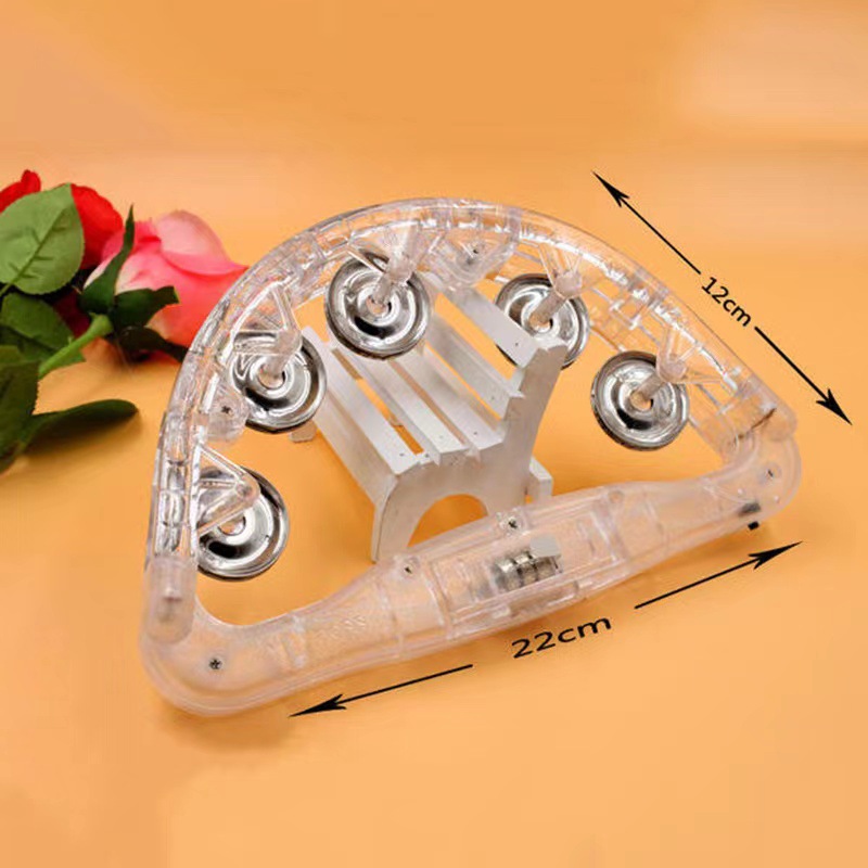 LED seven-color flashing rattle, KTV atmosphere prop, handbell, bar, dance party, play prop, street stall supply, illuminated rattle pic 21