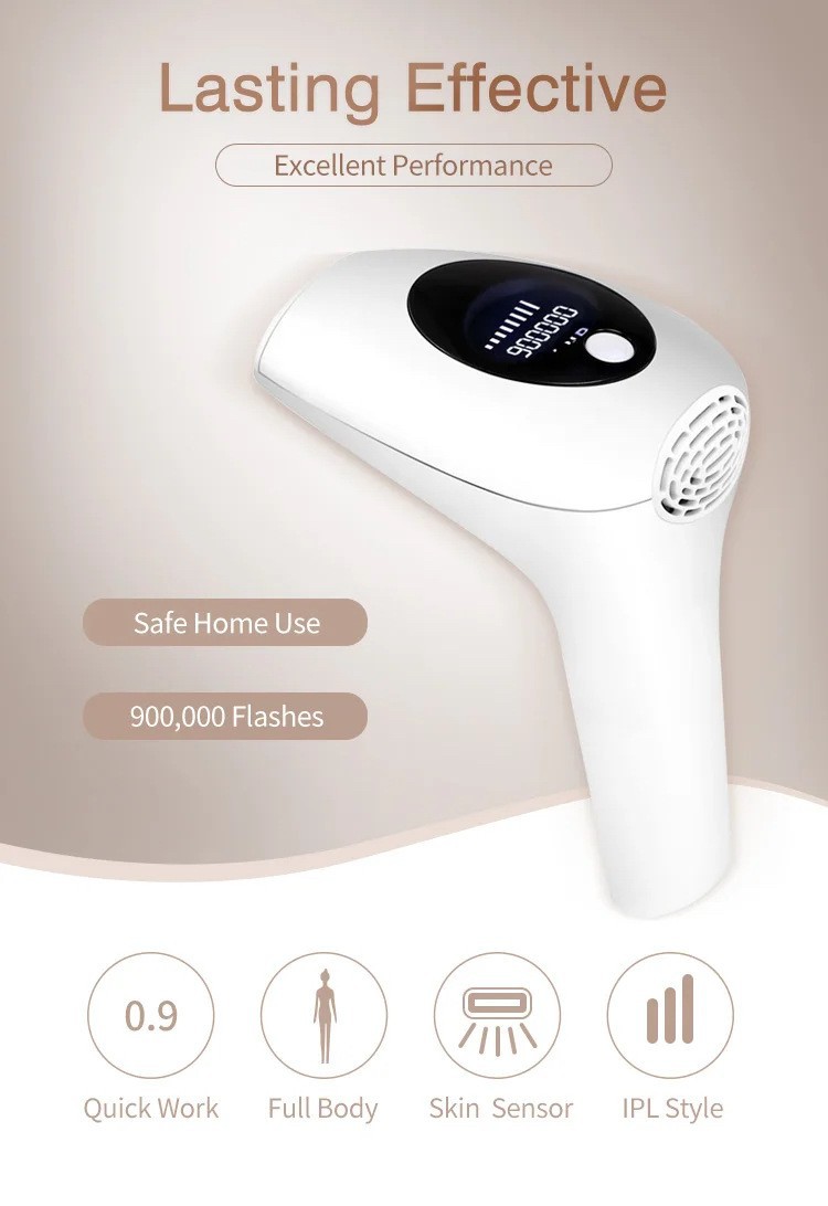 跨境手持激光脱毛仪女士光子嫩肤家用便携全身无痛不留黑脱毛仪器详情8