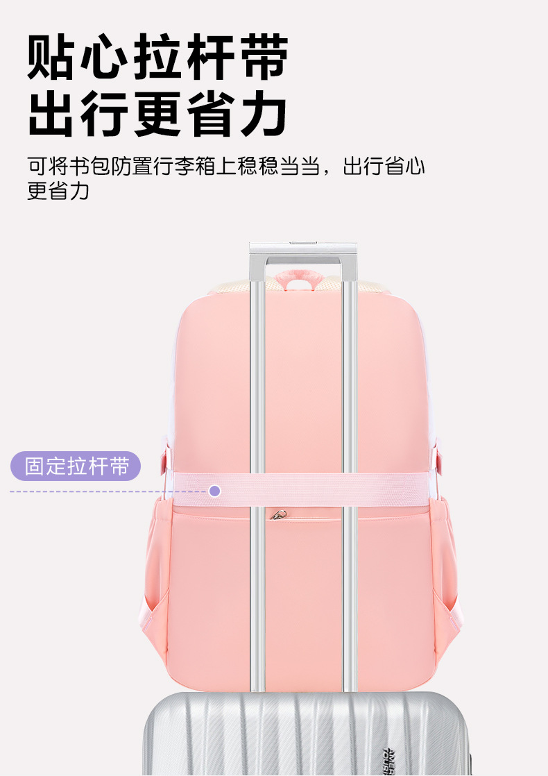 25新款书包初中生女减负小学生双肩背包高中大学生大容量旅游出行详情10