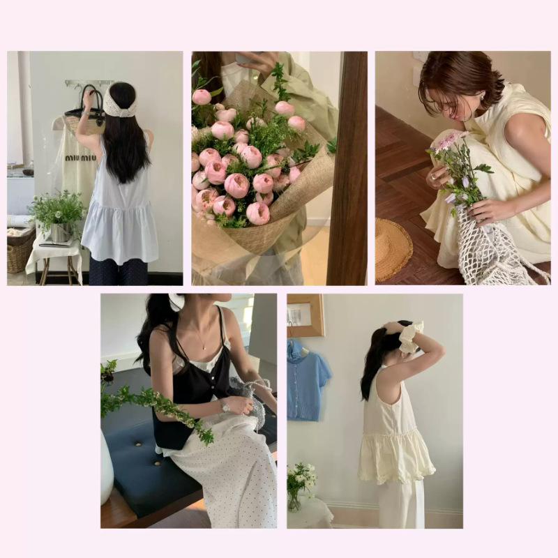 韩系ins风服装店海报穿搭博主氛围感装饰画工作室拍照背景墙挂画详情1