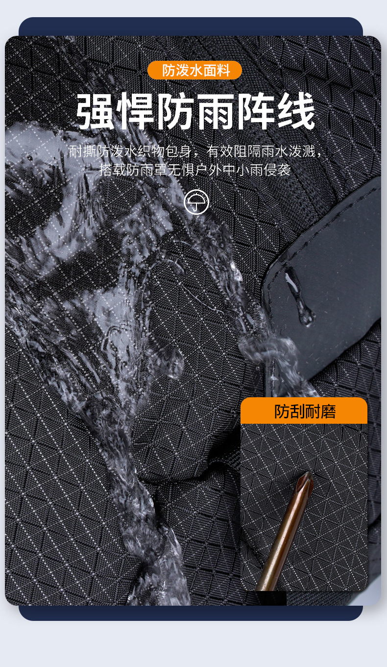 Cross-border large-capacity outdoor bags, mountaineering backpacks, water-resistant travel bags, skiing, camping and hiking sports backpacks pic 11