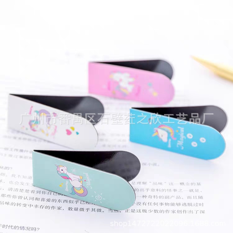 Factory wholesale, free design of various styles of magnetic folding bookmarks, Amazon blessing literary bookmarks, national trend pic 9