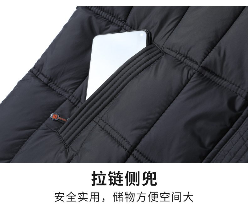 中老年男士棉衣羽绒棉爸爸棉衣加厚外套老人内胆棉服爷爷内穿冬装详情16