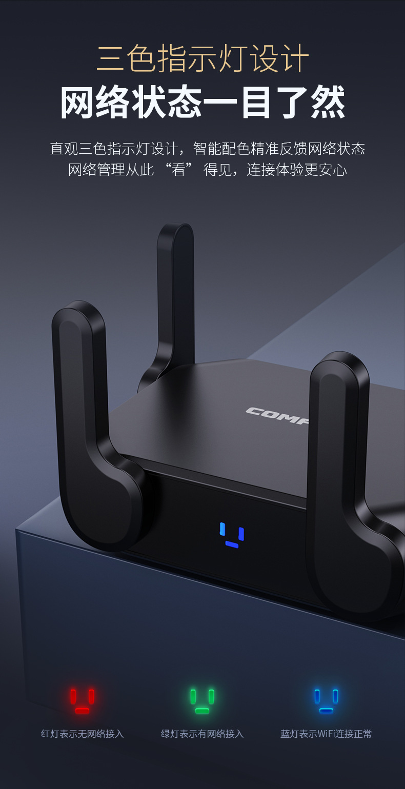 COMFASTCF-WR632AX电竞MESH组网WiFi6千兆双频3000M无线路由器详情15