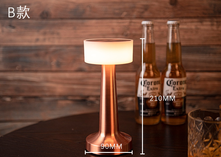 智能金属复古台灯 酒吧氛围灯 吧台餐桌装饰灯 清吧咖啡厅古典台灯 现代简约风格详情4