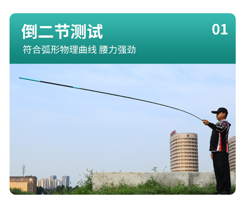 Dawa Wave Tip long-section fishing rod, stream rod, portable 28-adjustable ultra-light and ultra-hard fishing rod, hand rod, telescopic fishing rod wholesale pic 12