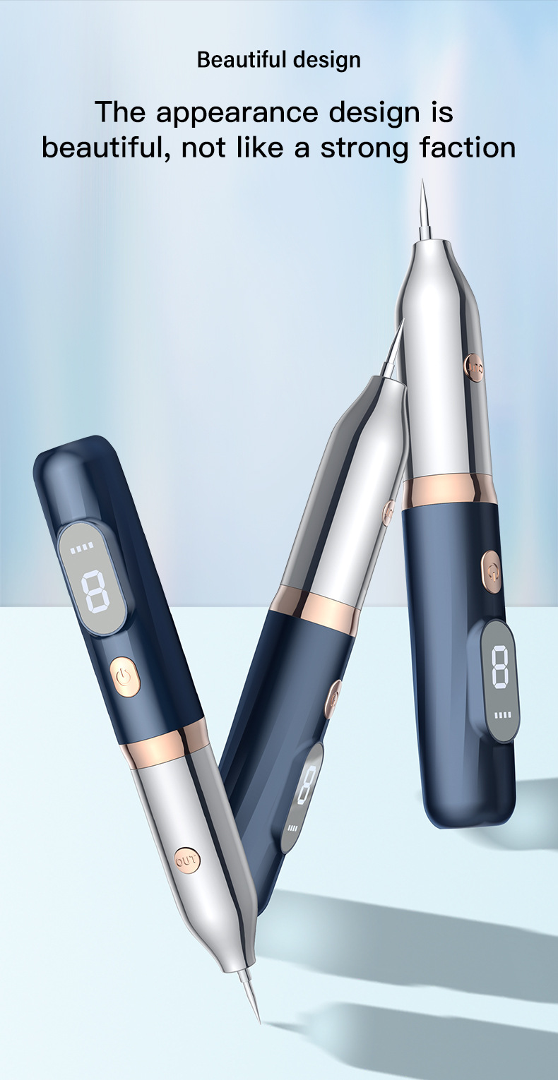 shanilak cross-border multi-functional LCD red and blue light adjustable home red and blue light beauty pen is portable for spot removal pic 14