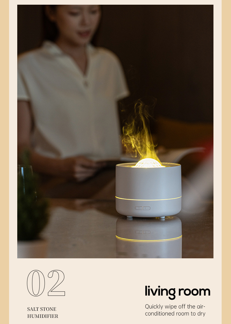 2025新款星空投影香薰机礼物USB插电大雾量七彩浪漫氛围灯加湿器详情36