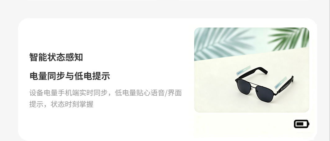 ai眼镜男士新款时尚双梁太阳镜跨境欧美潮流墨镜太阳眼镜蓝牙通话详情6