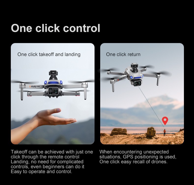 The new cross-border S119 drone features GPS positioning for return with a screen and is a high-end aerial photography quadcopter with an 8k long battery life pic 45