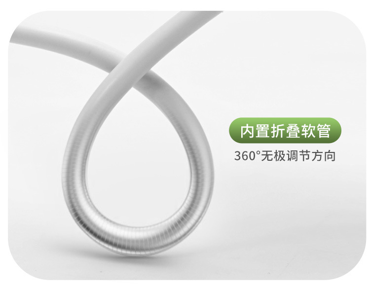 Bedroom reading bedside lamp, touch dimming desk lamp, college student dormitory rechargeable plug-in LED clip-on study lamp pic 13