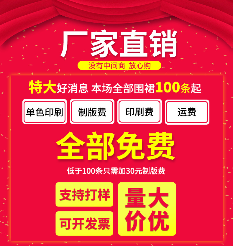 防水广告围裙印字印logo牛津布桃皮绒制服呢围裙围腰批发厂家直供详情1